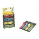 MINISET 140 SEGNAPAGINA Post-it® INDEX 683-4 IN 4 COLORI CLASSICI 12X43.6MM