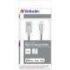 Verbatim Cavo LIGHTNING SYNC  CHARGE 100CM SILVER