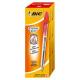Scatola 20 penna sfera scatto CRISTAL® CLIC medio 1,0mm rosso BIC®