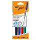 Astuccio 4 pennarelli VELLEDA 1741 punta tonda whiteboard colori assortiti BIC®