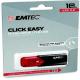 Emtec Memoria USB B110 USB3.2 Clickeasy 16GB rossa