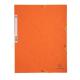 CARTELLA CON ELASTICO 24x32CM ARANCIO CARTONCINO LUSTRE' 425gr