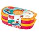 Set 2 Snack box rosa corallo Picnik Concept Maped