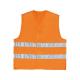 GILET ALTA VISIBILITA' ARANCIO FLUO Tg. L