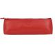 Astuccio triangolare 21x6,5cm vera pelle rosso Laurige France