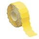 Rotolo 1500 etichette 26x12mm giallo fluo permanenti a onda Markin