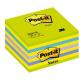 BLOCCO CUBO 450foglietti Post-it® 76x76mm 2028-NB NEON BLU/VERDE