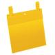 50 buste identificazione con fascette 210x148mm(A5-ORIZ.)art.1749Giallo DURABLE