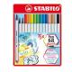 Scatola metallo 15 pennarelli PEN 68 Brush Stabilo