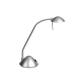 LAMPADA DA SCRIVANIA KANSAS ARGENTO ALOGENA 20W