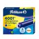 SCATOLA 6 CARTUCCE INCHIOSTRO TP/6 BLU ROYAL PELIKAN 4001 (0ATM01)