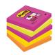 BLOCCO 90foglietti Post-it® Super Sticky 76x76mm 654S-N CAPE TOWN