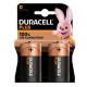 BLISTER 2 PILE DURACELL PLUS (MN1300) D - TORCIA