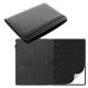 Portablocco Metropol 32x24,5x2,6cm nero similpelle Filofax