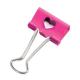 20 Molle fermacarte da 19mm Cuore fucsia Rapesco