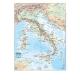 CARTA GEOGRAFICA SCOLASTICA PLASTIFICATA ITALIA 297X420MM BELLETTI