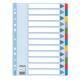 Intercalare MYLAR 12 tasti colorati - f.to A4 ESSELTE
