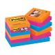 BLOCCO 90foglietti Post-it® Super Sticky 47.6x47.6mm 622-12SS-EG BANGKOK