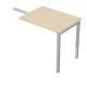 ALLUNGO REVERSIBILE DX/SX 79x60cm FAGGIO per SCRIVANIE EASY Plus