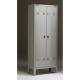 ARMADIO SPOGLIATOIO METALLO a 2 POSTI 70x35cm H180cm GRIGIO
