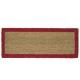Tappeto scalino in cocco 27x70cm Rosso Velcoc