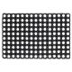 Zerbino Gummy 40x80cm Nero Velcoc