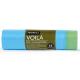 15 SACCHI RIFIUTI 50X60CM-30Lt 15µ AZZURRO c/maniglie Voila'