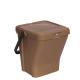 Contenitore portarifiuti Eco-Top 35Lt marrone