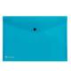 BUSTA CON BOTTONE PULL AZZURRO 21X29.7CM