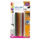 12 stick colle glitter assortite per pistola mini TG02M Ø.7mm - lungh.10cm DECO