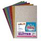 Busta 10 fogli Gomma Crepp Glitter 20x30cm colori assortiti DECO