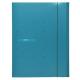 Cartellina 3L in PP c/elastico MATRIX blu ottanio 24x33cm FAVORIT