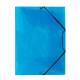 Cartella 3L C/elastico blu LUMINA 22X30 D0-3 Favorit