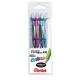 Astuccio 4 colori roller scatto ENERGEL XM Click PENTEL