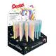 Expo 48 roller gel Hibrid Milky colori pastello assoriti Pentel