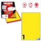 Etichetta adesiva C/503 giallo fluo 100fg A4 210x297mm (1et/fg) Markin