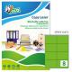 Etichetta adesiva LP4C verde opaco 70fg A4 105x72mm (8et/fg) Tico