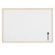 Lavagna bianca magnetica 60x90cm cornice legno Starline