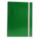 Cartella con elastico 25x34cm Verde Queen Starline
