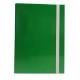 Cartella con elastico 25x34cm Verde Queen Starline