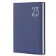 Agenda Text giornaliera 2022 in carta plast.imbott. dim.15x21cm blu INTEMPO