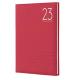 Agenda Text sett. 2022 in carta plast. imbott. dim.17x24cm rosso INTEMPO