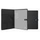Portablocco Canvass in tela c/laccio dim. 26x33cm nero INTEMPO