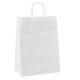 25 shoppers carta 45x15x50CM bianco neutro cordino