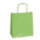 25 SHOPPERS CARTA KRAFT 22x10x29cm TWISTED verde mela