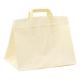 Scatola 200 Shoppers carta craft 32x22x24CM FLAT XLARGE bianco