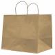 25 SHOPPERS CARTA BIOKRAFT 32X20X33CM NEUTRO CORDINO AVANA