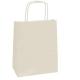 25 shoppers carta kraft 14x9x20cm twisted avorio