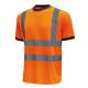 Pack 3 T-shirt alta visibilita' Tg XL arancio fluo Glitter U-Power