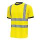 Pack 3 T-shirt alta visibilita' Tg XL giallo fluo Glitter U-Power